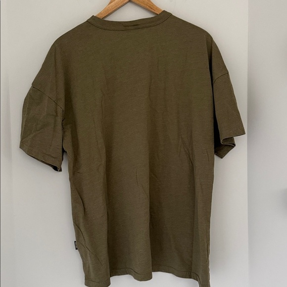 Hooke Light Brown Graphic T-Shirt with Woodpecker Design Large - Picture 3 of 5